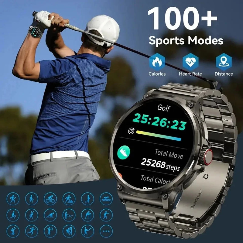 Novo relógio inteligente Ultra HD de 1,85 polegadas GPS Track Bluetooth Call 710 Mah Grande Bateria Esportes Fitness smartwatch para Huawei Xiaomi