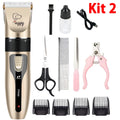 Kit de tosquiadeira elétrica para animais de estimação para cães Reachageable Trimmer Corte de cabelo Removedor de corte de cabelo de gato Conjunto de máquina profissional