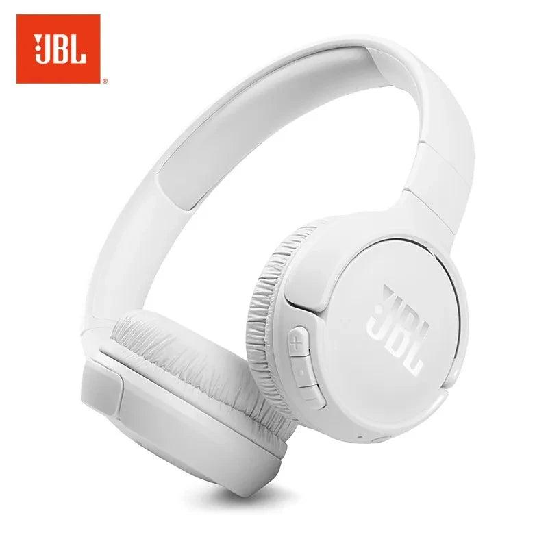 Original JBL TUNE 510BT Bluetooth Fone de ouvido sem fio Purebass Sound Fone de ouvido esportivo portátil para jogos com microfone T510BT