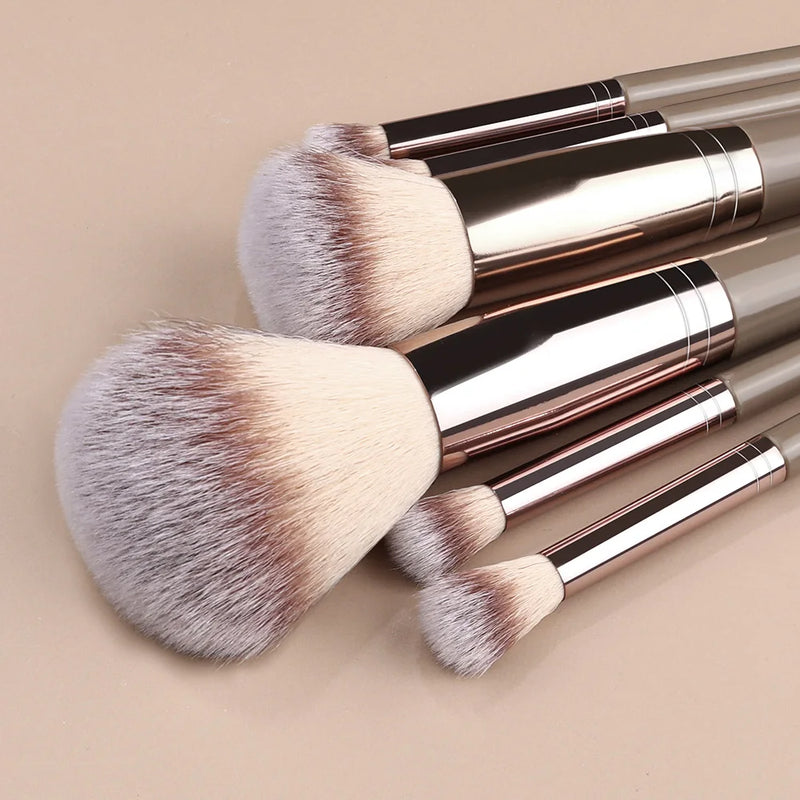 Conjunto de pincéis de maquiagem de 3-20 unidades Fundação Sombra Blush Iluminador Corretivo Macio Fofo Kabuki Escova de Mistura Ferramenta de Beleza Feminina