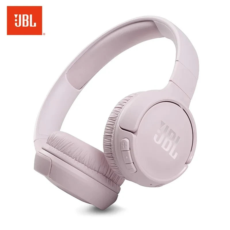 Original JBL TUNE 510BT Bluetooth Fone de ouvido sem fio Purebass Sound Fone de ouvido esportivo portátil para jogos com microfone T510BT