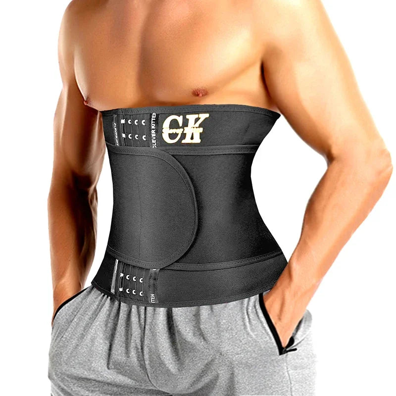 Treinador de cintura para homens Cinto esportivo Perda de peso Cintura Cincher Trimmer Barriga Banda Emagrecimento Cinturão Espartilho Ginásio Strap Wrap Body Shaper