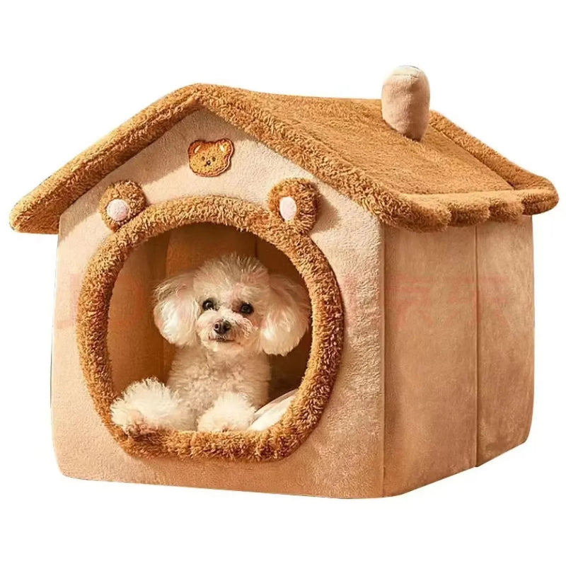 1pcs Cats and Dogs House House Small Dog Four Seasons Geral Pode ser desmontado e lavado Dog House Pet Supplies pet bed